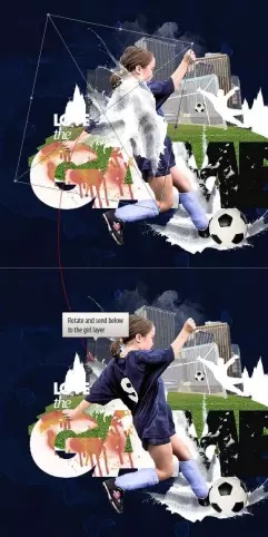 آموزش طراحی پس زمینه ورزشی در فتوشاپ